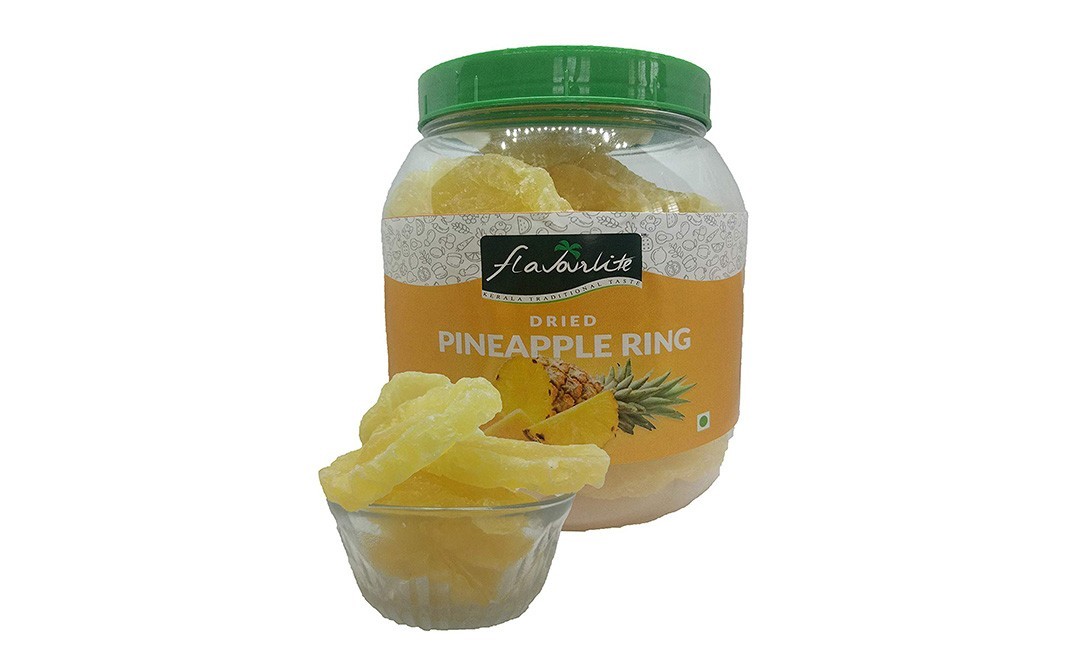 Flavourlite Dried Pineapple Ring    Plastic Jar  500 grams